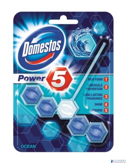 DOMESTOS Zawieszka do toalety KOSTKA POWER5 OCEAN 55g 05048