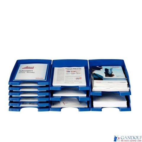 Półka na dokumenty LEITZ JUMBO PLUS niebieska 52330035 Półka na dokumenty LEITZ JUMBO PLUS niebieska 52330035
