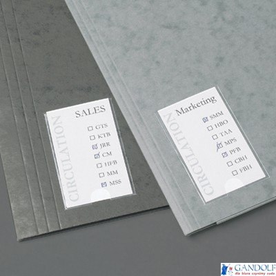 Samoprzylepne kieszenie na etykiety 3L 35x75mm 10320 (12 sztuk) Samoprzylepne kieszenie na etykiety 3L 35x75mm 10320 (12 sztuk)