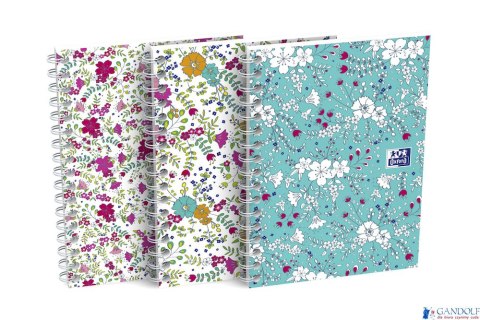 Kołonotatnik A6 50 kartek kratka Floral Oxford 400094826 Kołonotatnik A6 50 kartek kratka Floral Oxford 400094826