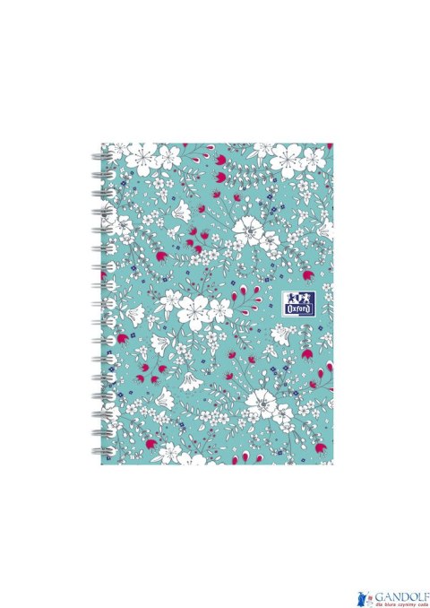 Kołonotatnik A6 50 kartek kratka Floral Oxford 400094826 Kołonotatnik A6 50 kartek kratka Floral Oxford 400094826