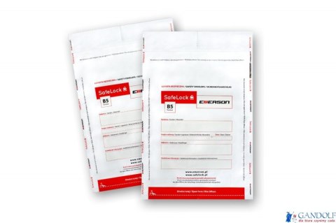 Koperty bezpieczne B4 białe 100szt. ikb250385Btk100 EMERSON Koperty bezpieczne B4 białe 100szt. ikb250385Btk100 EMERSON