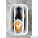 MyBox Organizer podłużny, biało-fioletowy 52581062