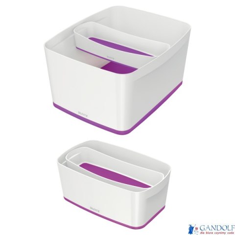 MyBox Organizer podłużny, biało-fioletowy 52581062