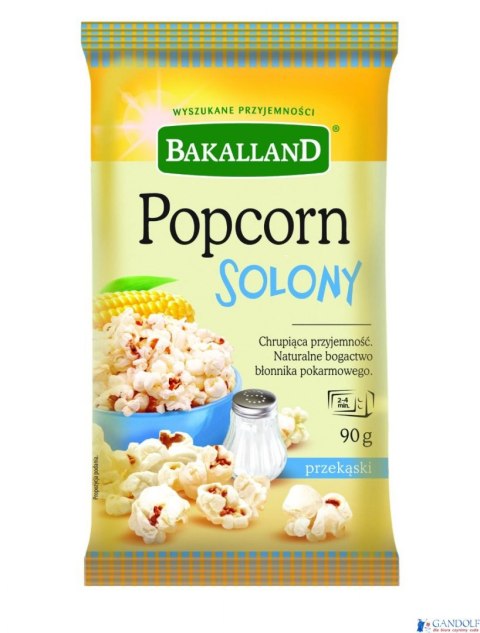 Popcorn solony 90g BAKALLAND Popcorn solony 90g BAKALLAND