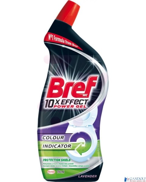 BREF Płyn żel do WC Excellence Color Aktiv 700ml Lavender *311235