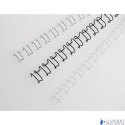 Grzbiety drutowe GBC A4 21L 8mm białe (100szt) IB165184