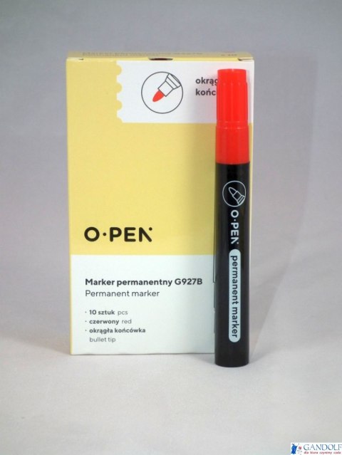 Marker permanentny okrągły G927B czerwony AMA0927939 OPEN (X)