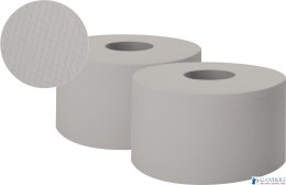 Papier toaletowy JUMBO-ROLL (12 rolek) szary ESTETIC 1-warstwowy 120m PJS1120 WELMAX