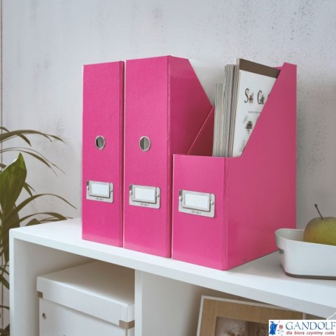 Pojemnik na czasopisma różowy LEITZ Click & Store 60470023 Pojemnik na czasopisma różowy LEITZ Click & Store 60470023