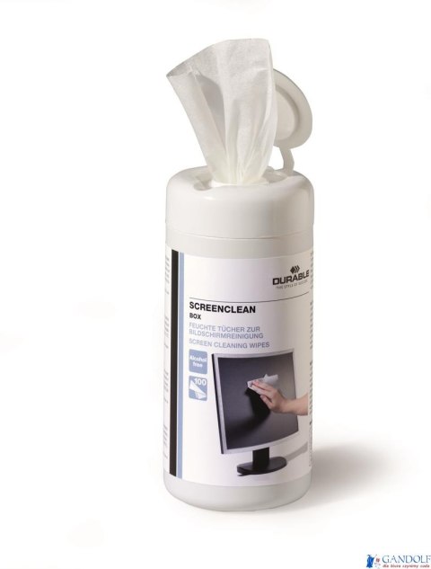 Ściereczki do czyszczenia ekranu SCREENCLEAN box DURABLE 5736-02 Ściereczki do czyszczenia ekranu SCREENCLEAN box DURABLE 5736-02