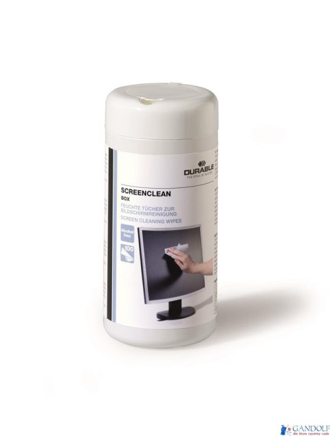 Ściereczki do czyszczenia ekranu SCREENCLEAN box DURABLE 5736-02 Ściereczki do czyszczenia ekranu SCREENCLEAN box DURABLE 5736-02