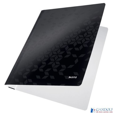 Skoroszyt kartonowy WOW Leitz, czarny 30010095 Skoroszyt kartonowy WOW Leitz, czarny 30010095