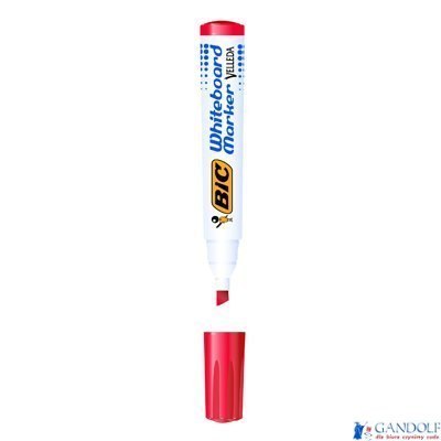 Marker suchościeralny BIC Velleda ECOlutions 1751 czerwony, 904948 Marker suchościeralny BIC Velleda ECOlutions 1751 czerwony, 904948