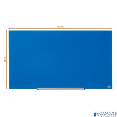 Szklana tablica Nobo Impression Pro 1000x560mm, niebieska Szklana tablica Nobo Impression Pro 1000x560mm, niebieska