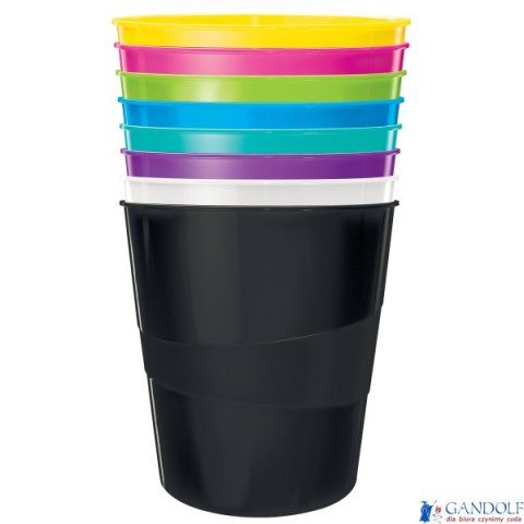 Kosz na śmieci 15L Leitz WOW, zielony 52781054 Kosz na śmieci 15L Leitz WOW, zielony 52781054