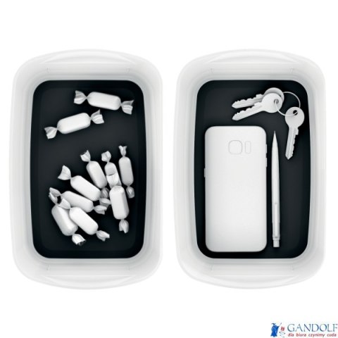 MyBox Pojemnik bez pokrywki, biało-czarny 52571095