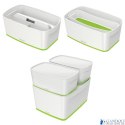 Pojemnik MyBox mały z pokrywką, biało-zielony 52291054 (X)