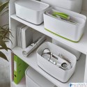 Pojemnik MyBox mały z pokrywką, biało-zielony 52291054 (X)