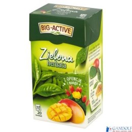 Herbata BIG-ACTIVE kawał.OPUNCJI 100g liściasta zielona