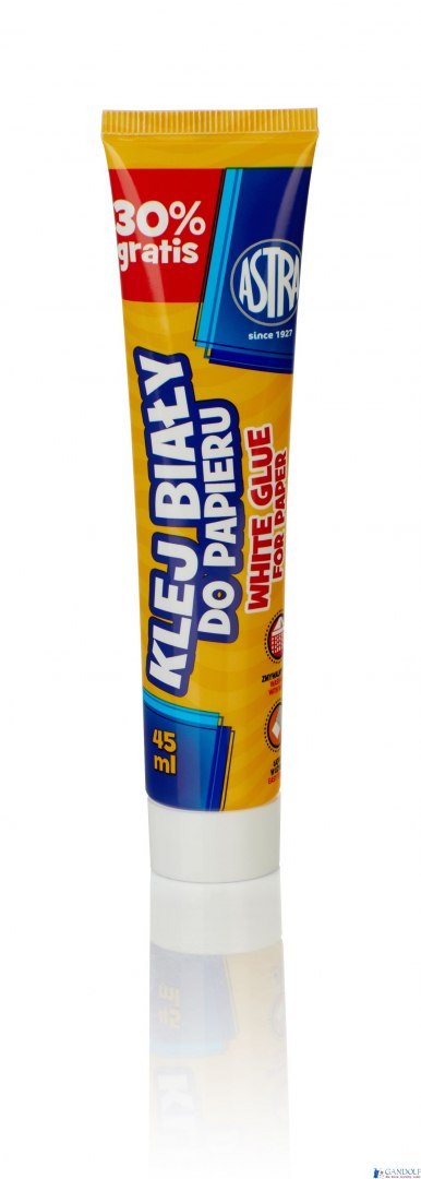 Klej biały do papieru Astra - tuba 45ml, 83467901 Klej biały do papieru Astra - tuba 45ml, 83467901