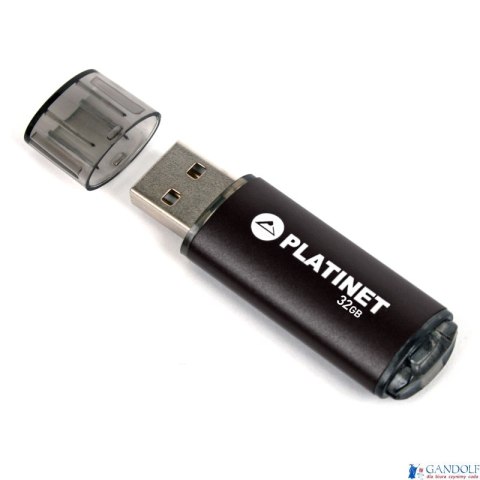 Pendrive USB 2.0 X-Depo 32GB czarny Platinet PMFE32B Pendrive USB 2.0 X-Depo 32GB czarny Platinet PMFE32B