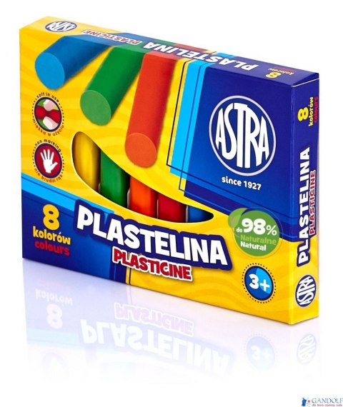 Plastelina Astra 8 kolorów, 83814902 Plastelina Astra 8 kolorów, 83814902