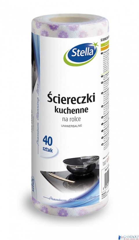 Ściereczki uniwersalne na rolce 40szt. PS-2954 STELLA Ściereczki uniwersalne na rolce 40szt. PS-2954 STELLA