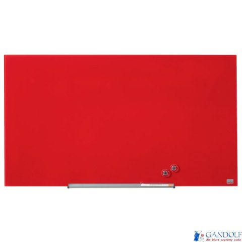 Szklana tablica Nobo Impression Pro 1000x560mm, czerwona Szklana tablica Nobo Impression Pro 1000x560mm, czerwona