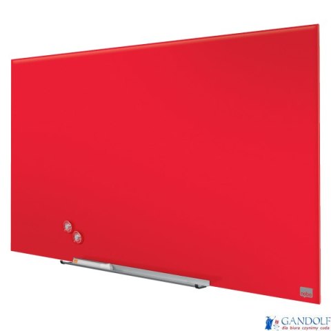 Szklana tablica Nobo Impression Pro 1000x560mm, czerwona Szklana tablica Nobo Impression Pro 1000x560mm, czerwona