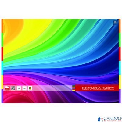 Blok rysunkowy kolorowy A3 20 80g INTERDRUK Blok rysunkowy kolorowy A3 20 80g INTERDRUK