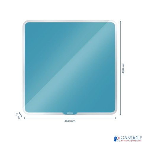 Nowy indeks tb 0242187 Szklana tablica magnetyczna Leitz Cosy 45x45cm, niebieska 70440061