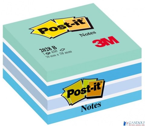 Bloczek 3M POST-IT 2028-B 76x76mm niebieski 450k FT510093212 Bloczek 3M POST-IT 2028-B 76x76mm niebieski 450k FT510093212