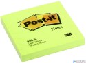 Bloczek samoprzylepny POST-IT_ (654N), 76x76mm, 1x100 kart., jaskrawy zielony