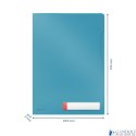 Folder A4 z kieszonką na etykietę Leitz Cosy, niebieska 47080061