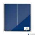 Gablota filcowa Nobo Premium Plus 12xA4, niebieska (drzwiczki przesówne) 1902566