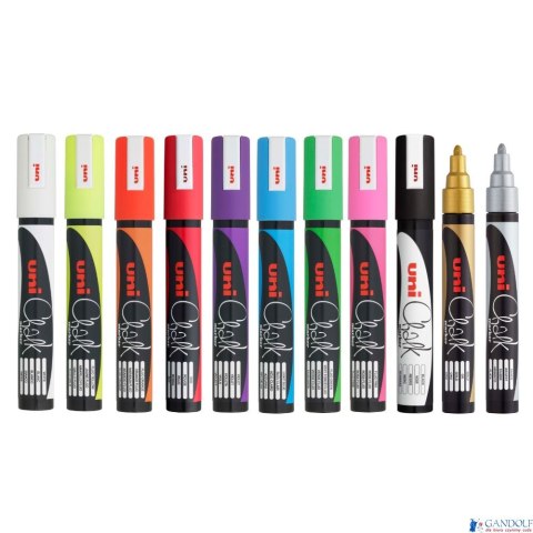 Marker kredowy PWE-5M srebrny UNI UNPWE5M/DSR 138541 Marker kredowy PWE-5M srebrny UNI UNPWE5M/DSR 138541