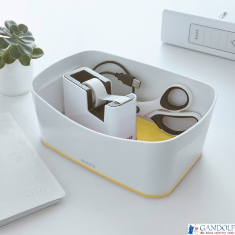 MyBox Pojemnik bez pokrywki, biało-żółty 52571016 LEITZ MyBox Pojemnik bez pokrywki, biało-żółty 52571016 LEITZ