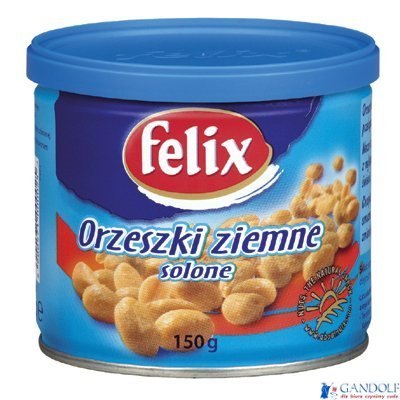 Orzeszki ziemne solone FELIX 140g puszka Orzeszki ziemne solone FELIX 140g puszka