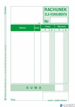 264-9 Rachunek MICHALCZYK&PROKOP A7 80 kartek