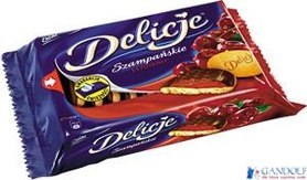 Ciastka DELICJE Szampańskie wiśnia 294g Ciastka DELICJE Szampańskie wiśnia 294g
