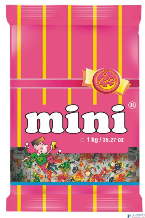 Cukierki MINI twarde owocowe 1kg KARWIT Cukierki MINI twarde owocowe 1kg KARWIT