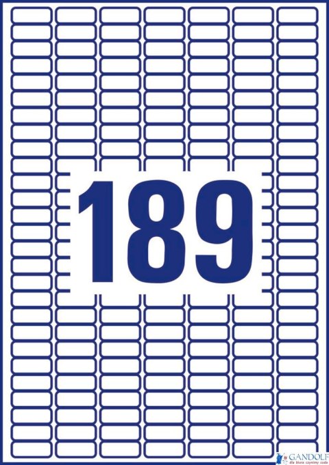 Etykiety uniwersalne L4731REV-25 25,4 x 10 30ark Usuwalne, Avery Zweckform