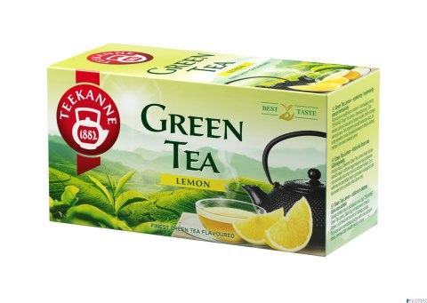 Herbata TEEKANNE GREEN TEA LEMON 20t zielona Herbata TEEKANNE GREEN TEA LEMON 20t zielona