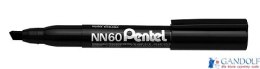 Marker permanentny NN60 czarny ścięta końcówka PENTEL