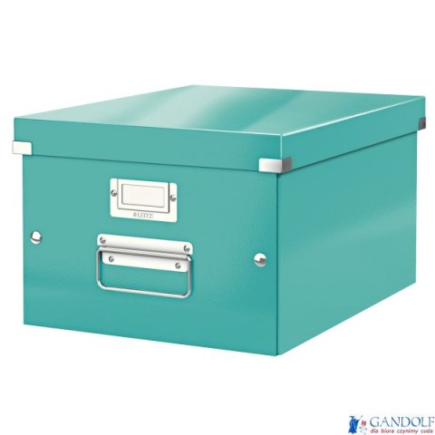Pudełko LEITZ Click & Store A4 turkusowe 60440051 Pudełko LEITZ Click & Store A4 turkusowe 60440051