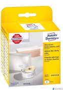 Etykiety adresowe AS0722520 25x54 500 et. w rolce do termodruku, białe, Avery Zweckform