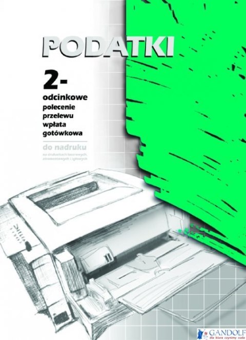 F-130-2 Podatki 2-odcinkowe polecenie przelewu A4 100 kartek MICHALCZYK F-130-2 Podatki 2-odcinkowe polecenie przelewu A4 100 kartek MICHALCZYK