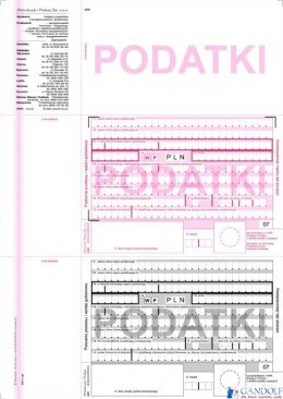 F-130-2 Podatki 2-odcinkowe polecenie przelewu A4 100 kartek MICHALCZYK