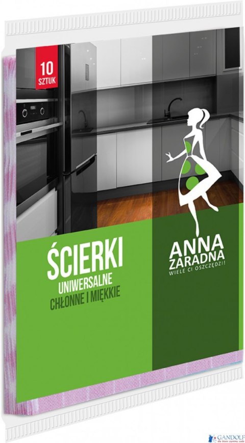 Ścierki uniwersalne 10szt. PS-2305 ANNA ZARADNA Ścierki uniwersalne 10szt. PS-2305 ANNA ZARADNA